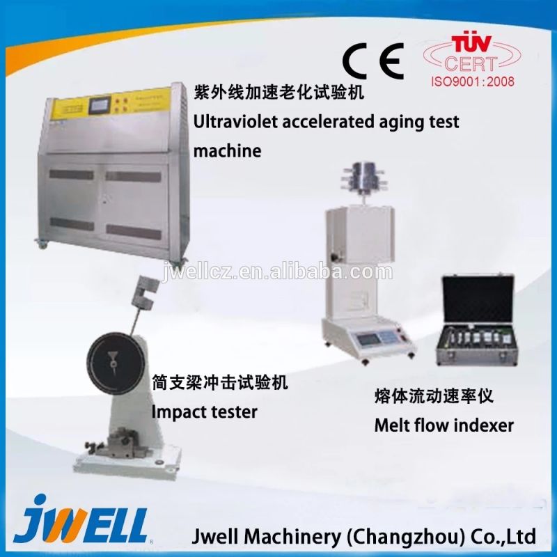 Jwell High Efficiency LDPE/MDPE/HDPE Extrusion Line for Wood Tray Plastic Pipe/Profile Extruder Machine