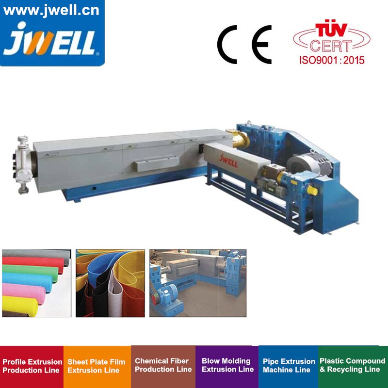 China Jwell High Efficiency Single Screw Extruder/Extrusion Line/Machine Price List