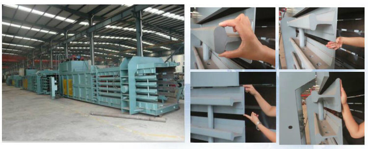 Waste paper semi-auto hydraulic press baling machine for plastic/PET/waste paper/cardboard