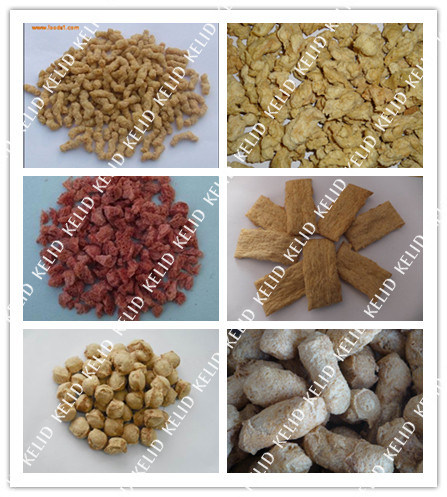 High Output Ce Certificate Soya Nugget Extruder