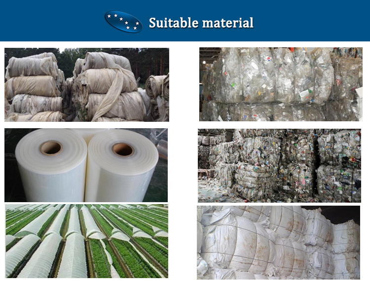 PE PP PS Carry Film Bags Plastics Recycling Process