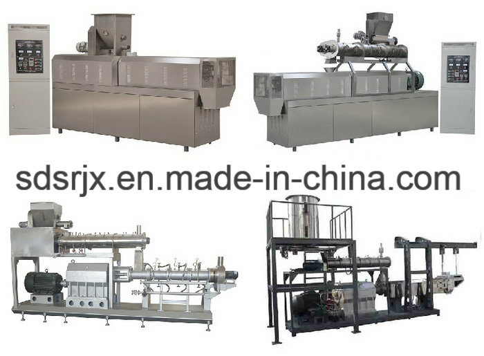 Automatic Double Screw Dog Food Processing Extruder Machine