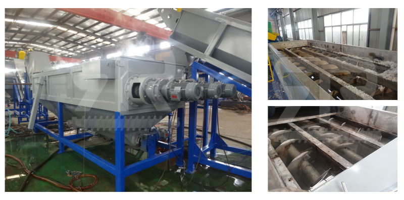 Plastic Recycling Machine HDPE Milk Bottle and PE Film Two in One Washing Line with Crusher