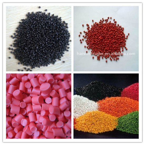 Tse-65 Plastic and Rubber Recycling PE Granules Machine and PVC Granules Extruder