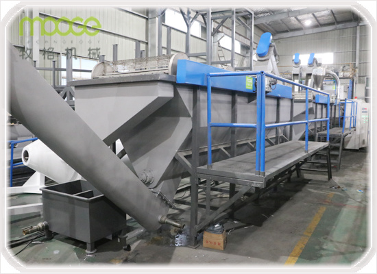 recycled waste plastic pet bottle washing recycling line