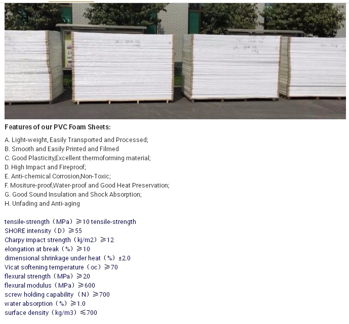White Foam Board PVC Foam 4X8 Plastic Sheets for Outdoor Sign
