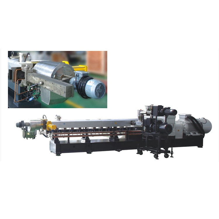 Plastic Polymer Compounds Granules Twin Screw Extruder for Wooden Plastic
