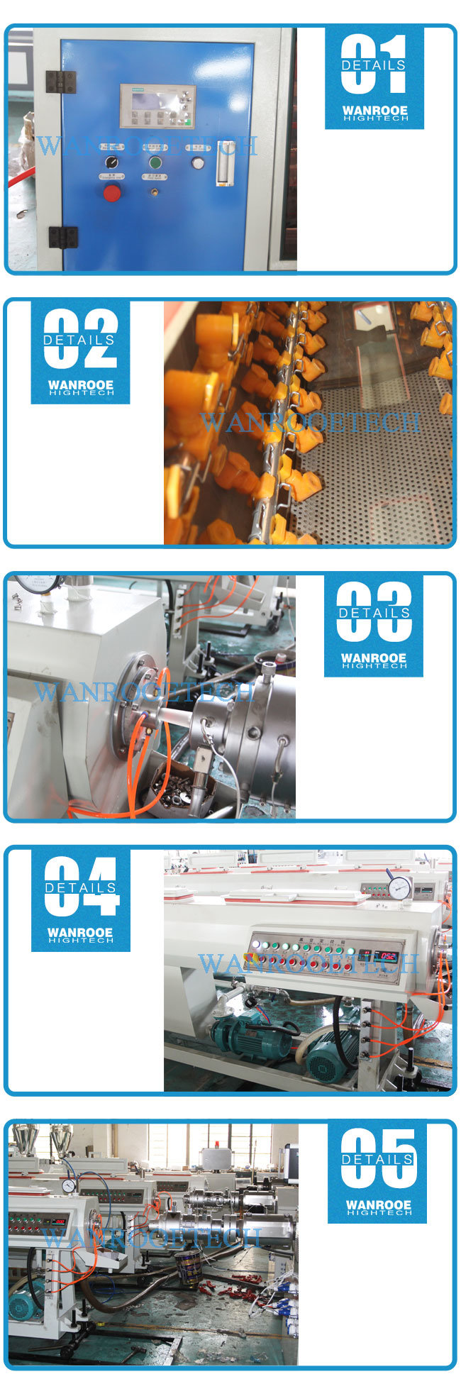 High Quality Plastic PE PPR Pipe Extrusion Making Line