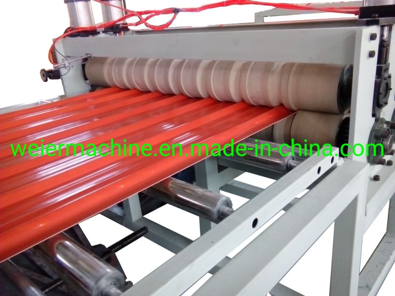 Plastic PVC Roof Sheet Extrusion Machinery (SJSZ-80/156)