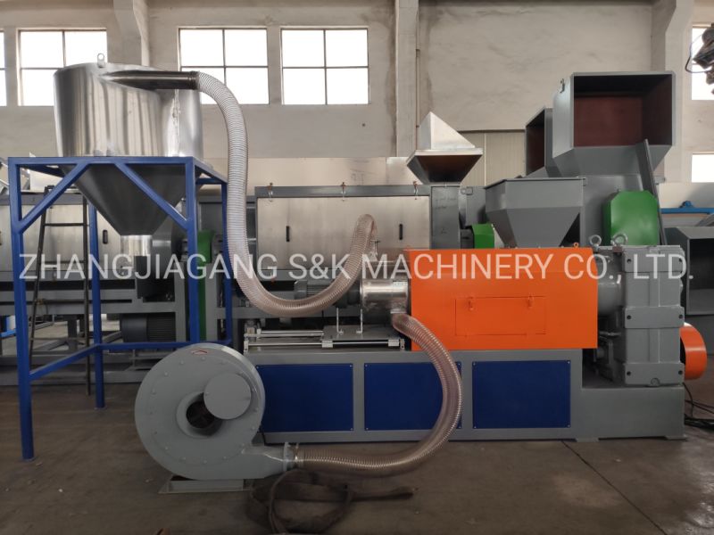 Extruder Pelletizer Granulator Squeezer for PP HDPE LDPE Film Waste Plastic Materials Supplier