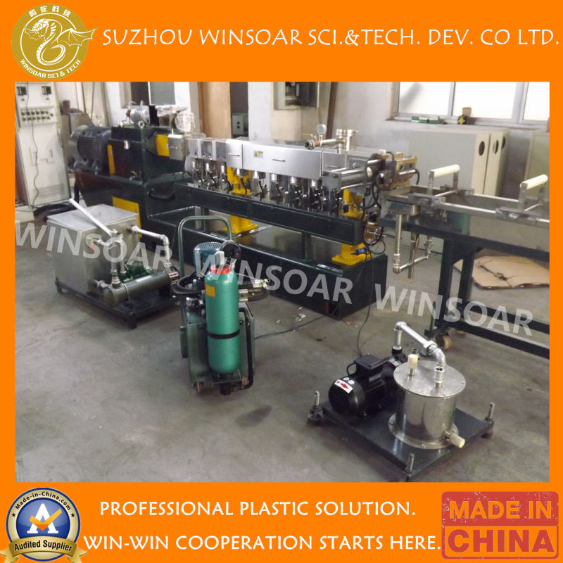 Plastic Extruding Machine, Double Screw Extruder for PVC Pipe