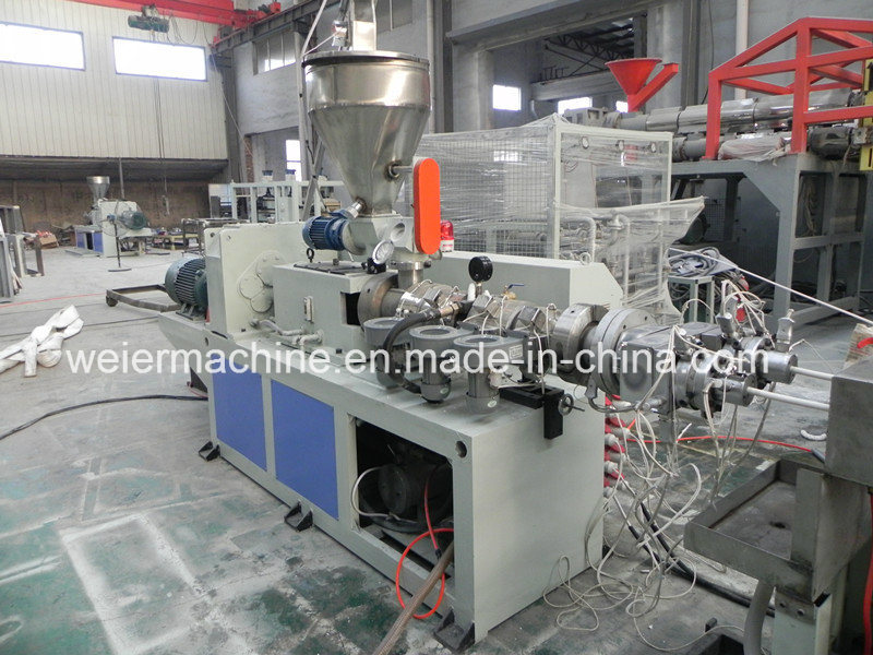 PVC Twin Pipe Extrusion Machinery