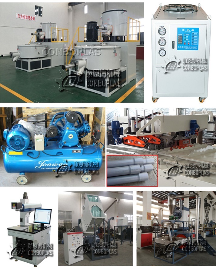 Plastic Extruder Machine CPVC Water Pipe PVC Four-out Pipe Extruder