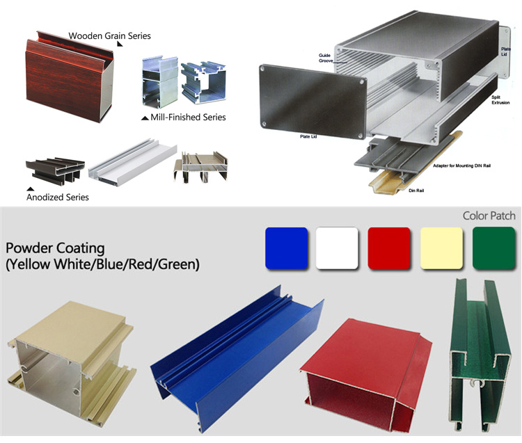 for Windows and Doors Extrusion Frame Aluminum Extrusion Profiles