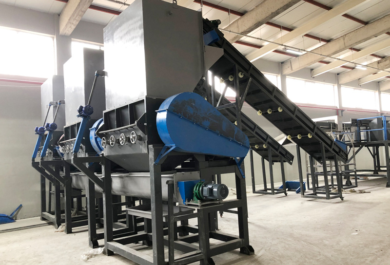 waste rigid pet bottle plastic recycling machine