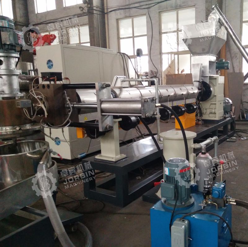 Plastic PP PE Single Screw Extruder Granulation Machine