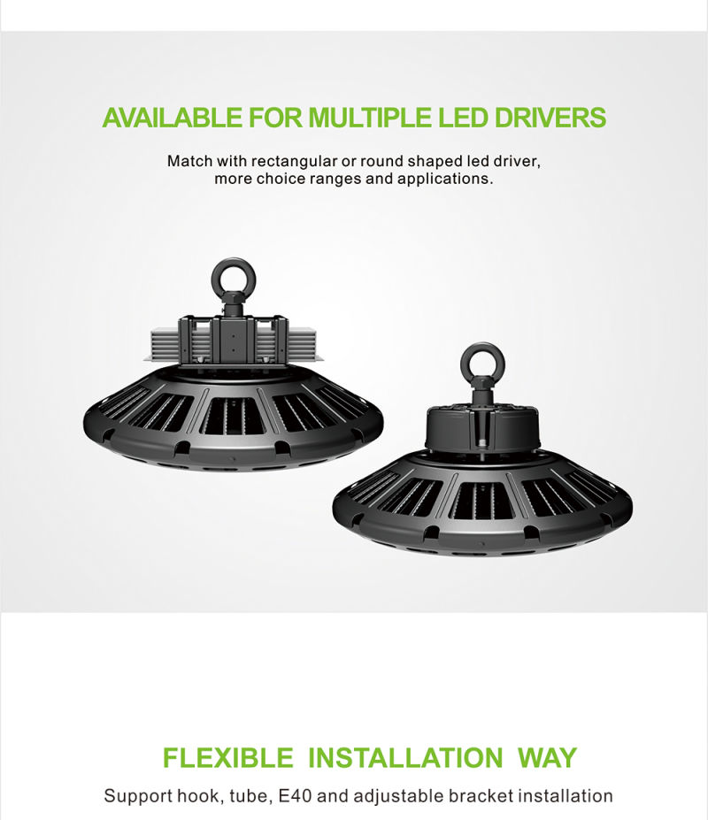 High Power 200W IP65 Meanwell Driver LED High Bay Lighting with Easy Installation