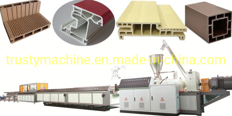 Trusty Plastic Machine WPC Decking Extruder Machinery Professional Manufacture