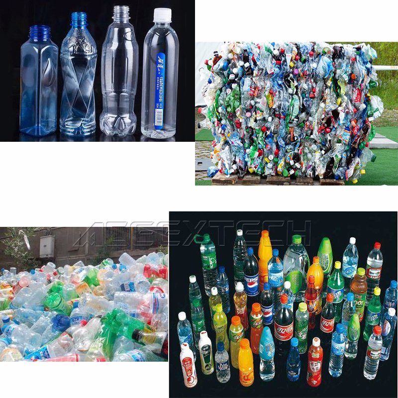 Waste Bottles Pet Plastic Recycling Line /Waste Plastic Crushing Washing Drying Machine