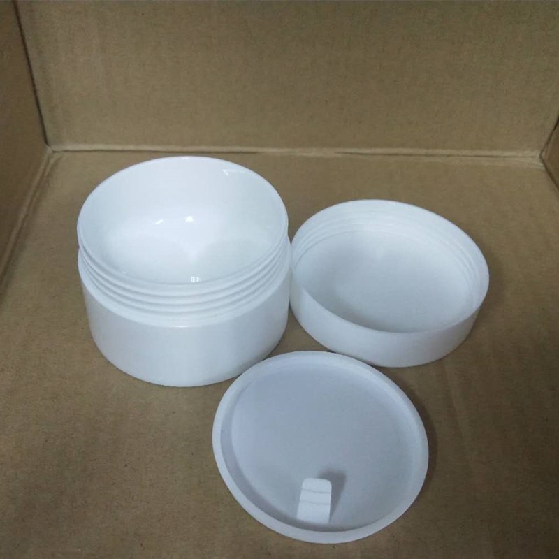 China Plastic Bottle Manufacturers Industry Plastic Jar 50ml Matte White Cosmetic Jar