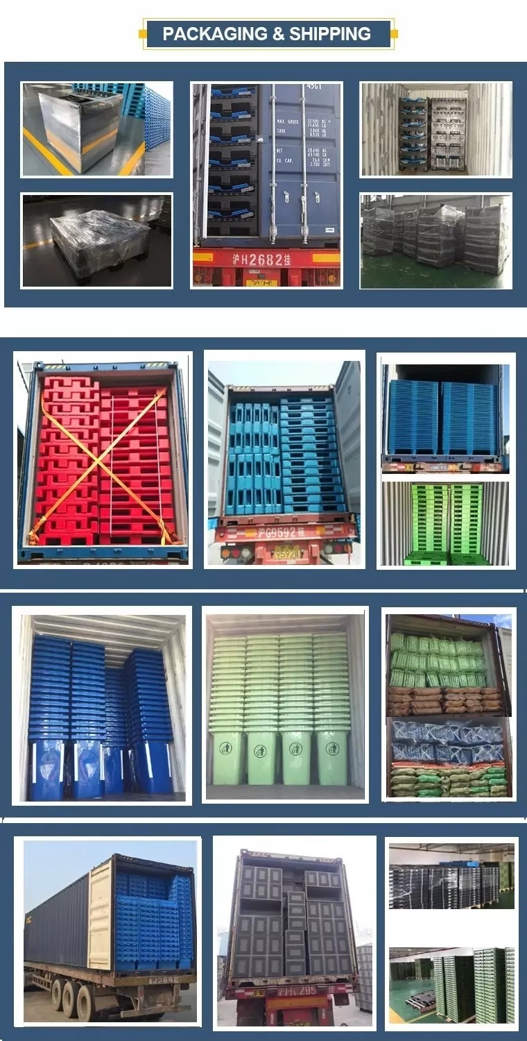 Heavy Duty Smooth PVC Used HDPE Plastic Euro Pallets for Sale