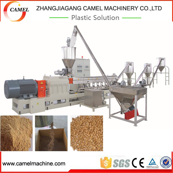 PE PP Film Recycling Pelletizing Machine with Double Screw Plastic Extruder