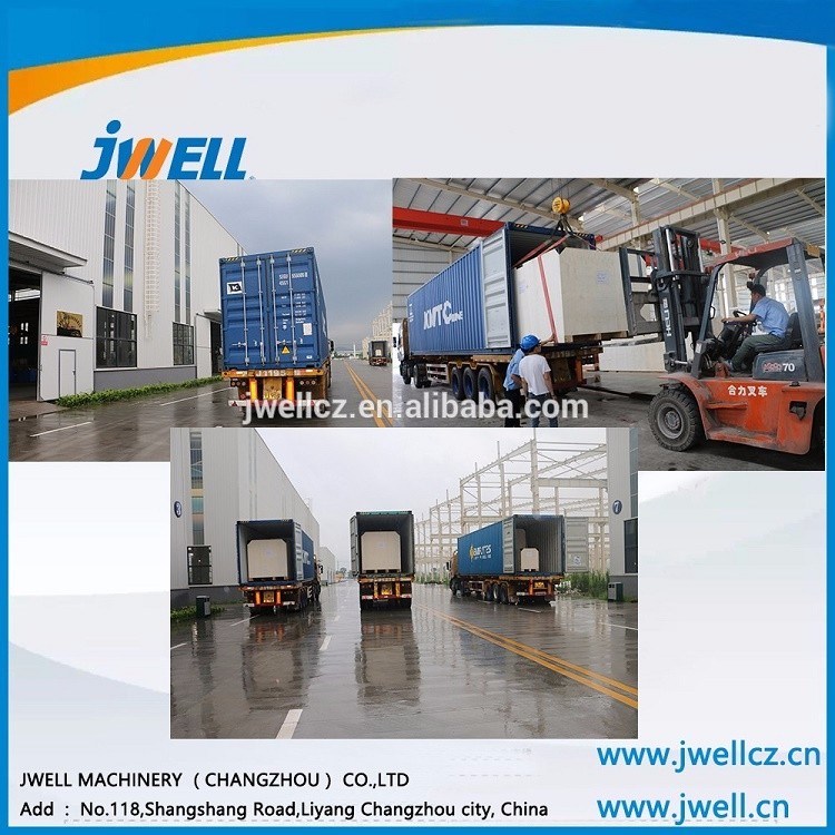 Jwell High Efficiency LDPE/MDPE/HDPE Extrusion Line for Wood Tray Plastic Pipe/Profile Extruder Machine