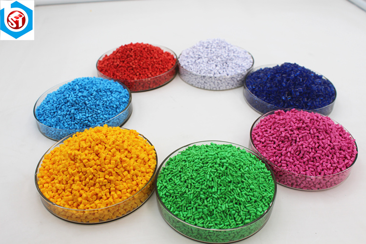 Chemical PE / PP / PS / ABS / PVC Plastic Color Granules for Plastic Products in China