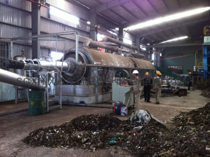 New Condition Used Plastic Refining Machine Getting Pyrolysis Oil 10tpd