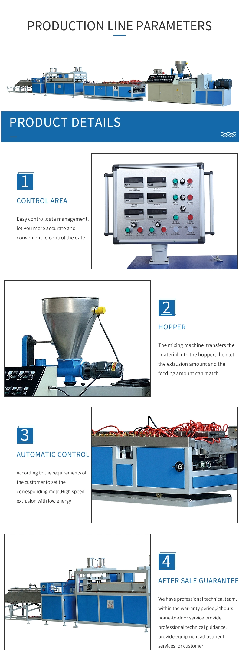Factory Wholesale PVC600 WPC Profile Extrusion Line Machine Plastic Machine