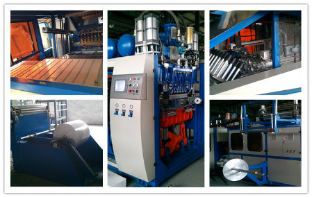 in Line Extrusion Plastic Thermoforming Machine (HFTF70T)