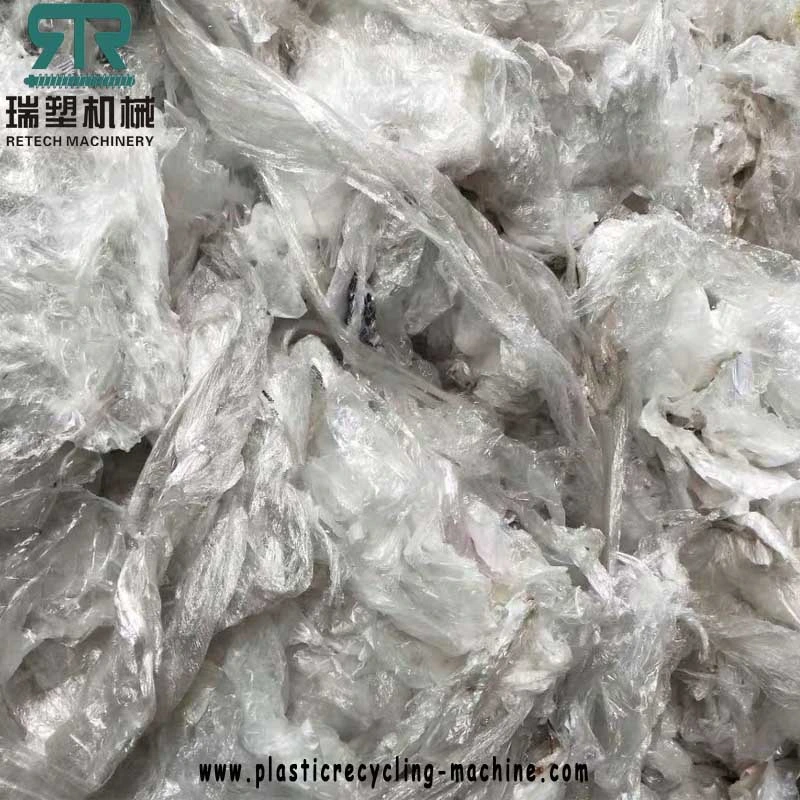 Post Consumer PE PP LDPE LLDPE Film Bag Plastic Recycling Machine Granulating Line