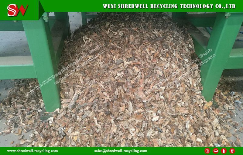 Automatic Waste Wood Chipping Equipment for Scrap Wood Recycling