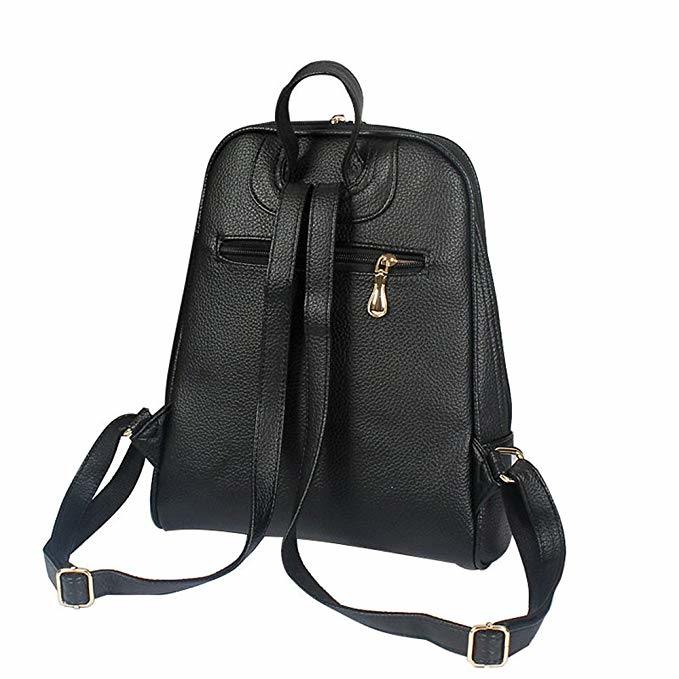 Lady Bags Backpack Purse PU Leather Zipper Bags Casual Backpacks Shoulder Bags
