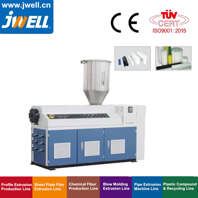 China Jwell High Efficiency Single Screw Extruder/Extrusion Line/Machine Price List