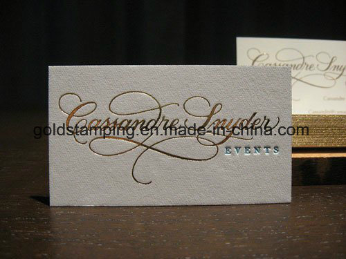 Gold Foil Hot Stamping Foil for Both Papers and Plastics