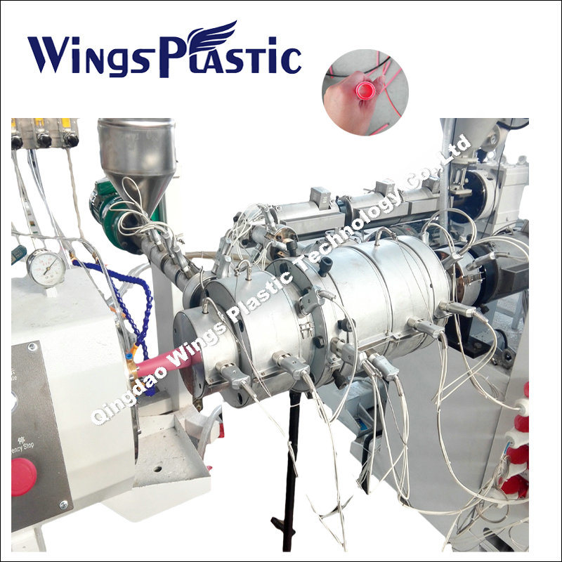 Plastic Pert/PPR/PVC/PE/PU Thermal Insulated Pipe Extruder Machine