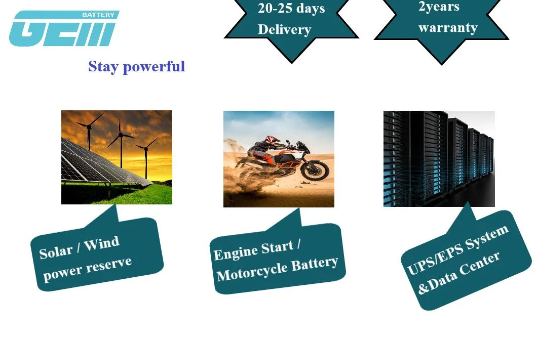 12V 2.3ah 7.5ah Factory Price Lead Acid Battery Motorcycle Battery