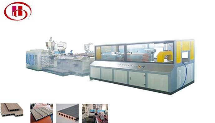 Full Automatic Co-Extrusion PP/PVC WPC Profile Extrusion Line/PP/PE WPC Decking Co-Extrusion Line