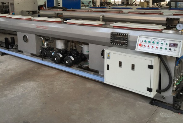 Plastic Twin Screw Extruder Extrusion in Plastic Machinery Plant