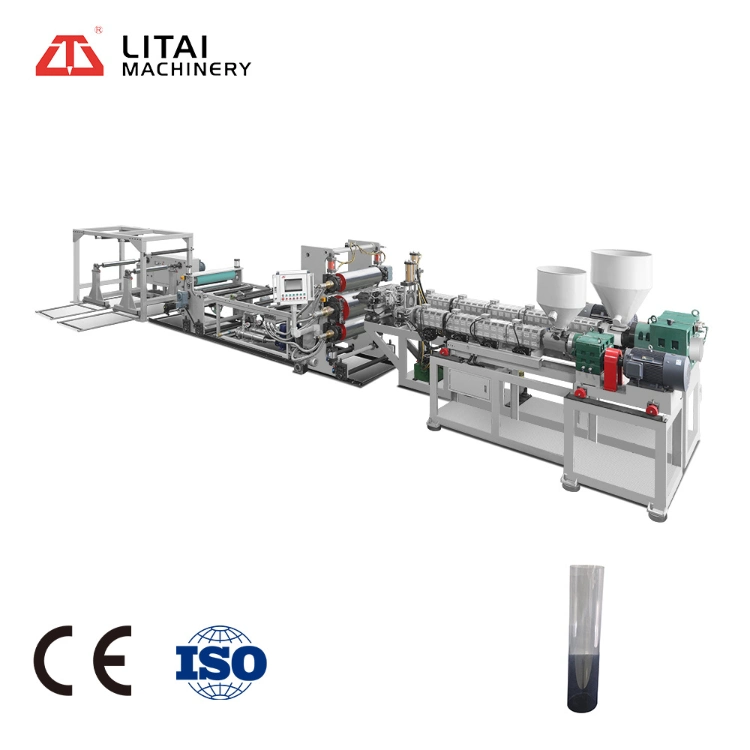 High Quality Double Screw Co-Extrusion Plastic Sheet Extruder