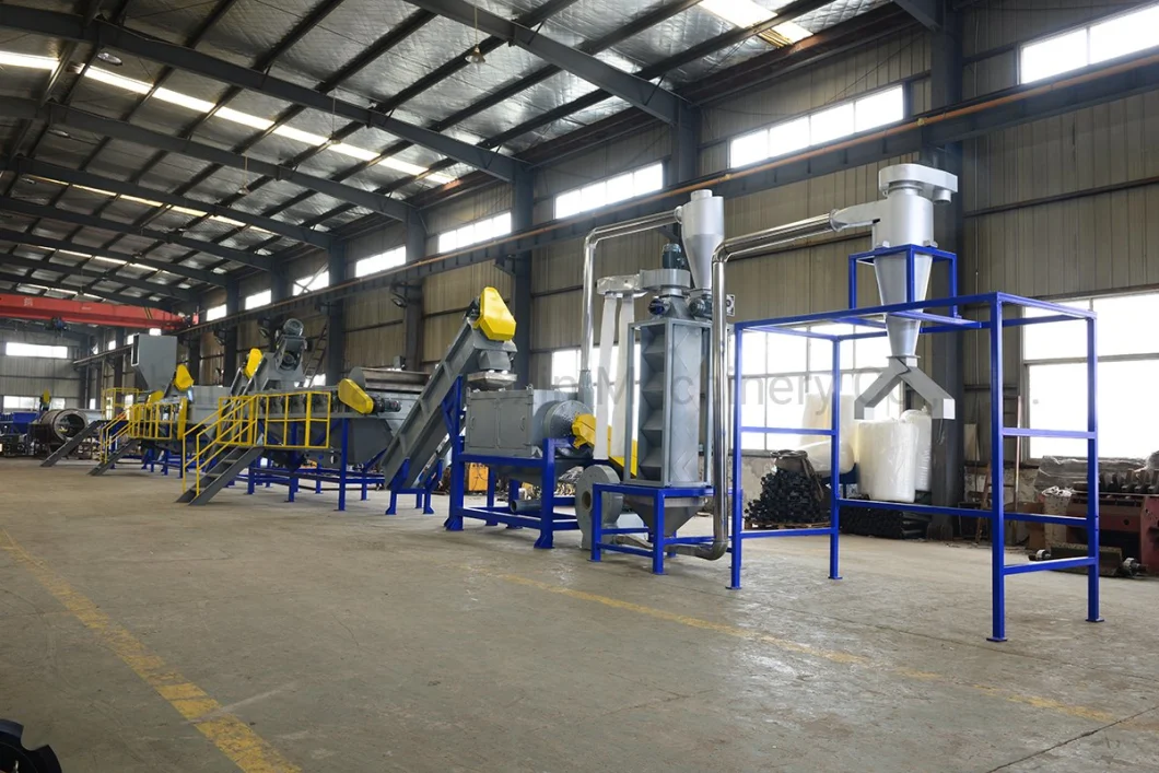 2021 Waste HDPE Bottle Plastic Recycling System with 300kg/H