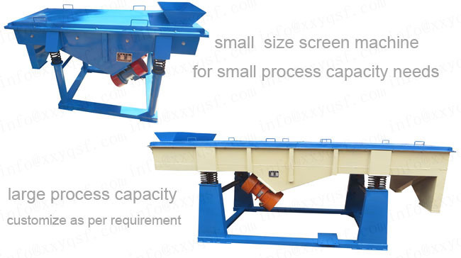 1 Layer Linear Vibrating Screen Separator for Plastic Recycling Process