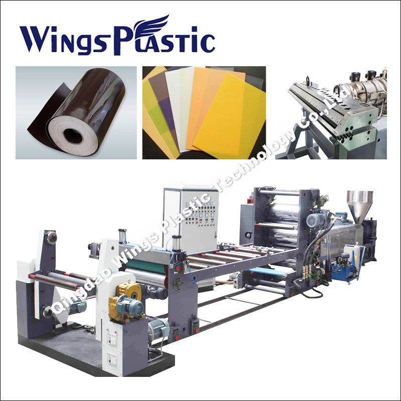 PE PP PS Sheet Production Line, Plastic Sheet Extrusion Machine / Extruding Machine