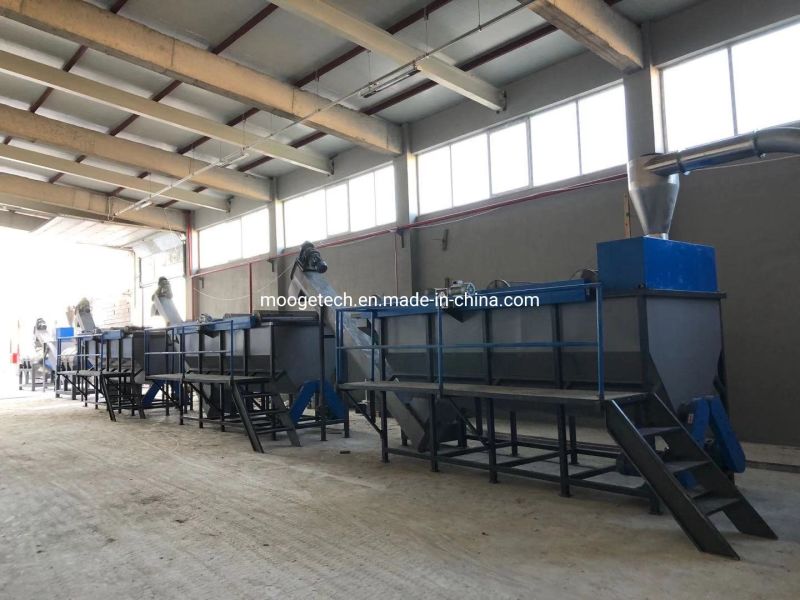 Plastic bottle recycling machine for pet waste dirty bottle