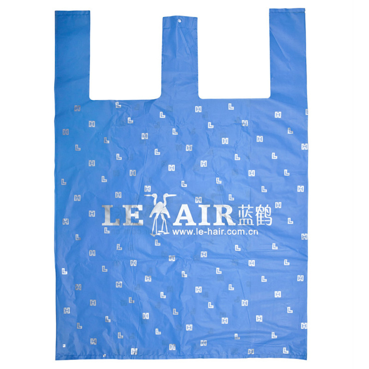 Printed T-Shirt Bags, Vest Plastic Bags for Shopping (FLT-9612)