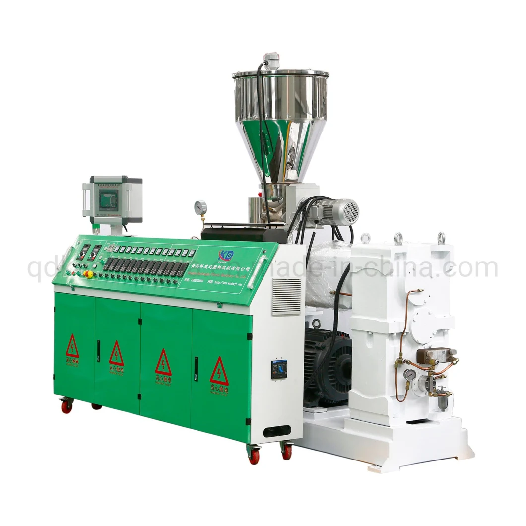 Plastic Double Screw Extruder Conical Twin Screw Extruder Machine for PVC Wall Panel Production Machine