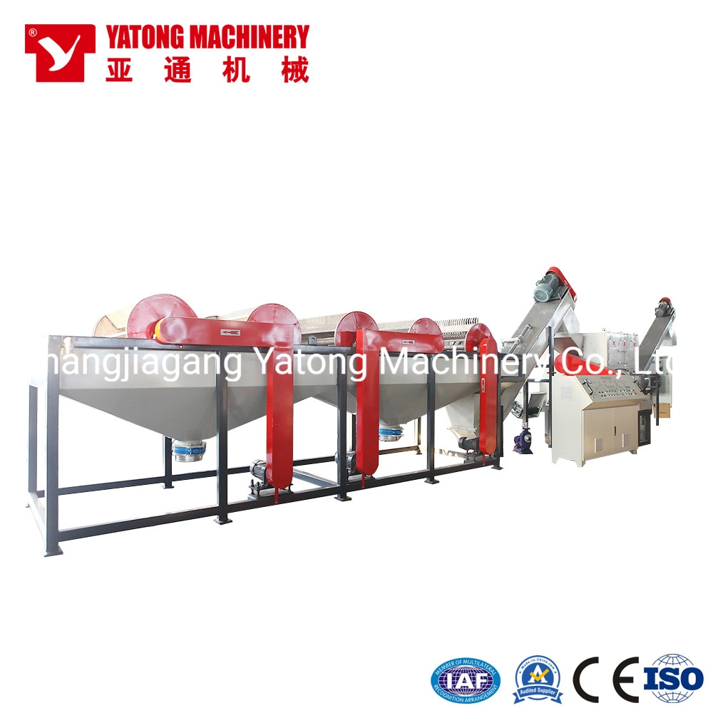 Yatong Waste Plastic Recycling Line PE Film Washing Production Line (300kg/h)