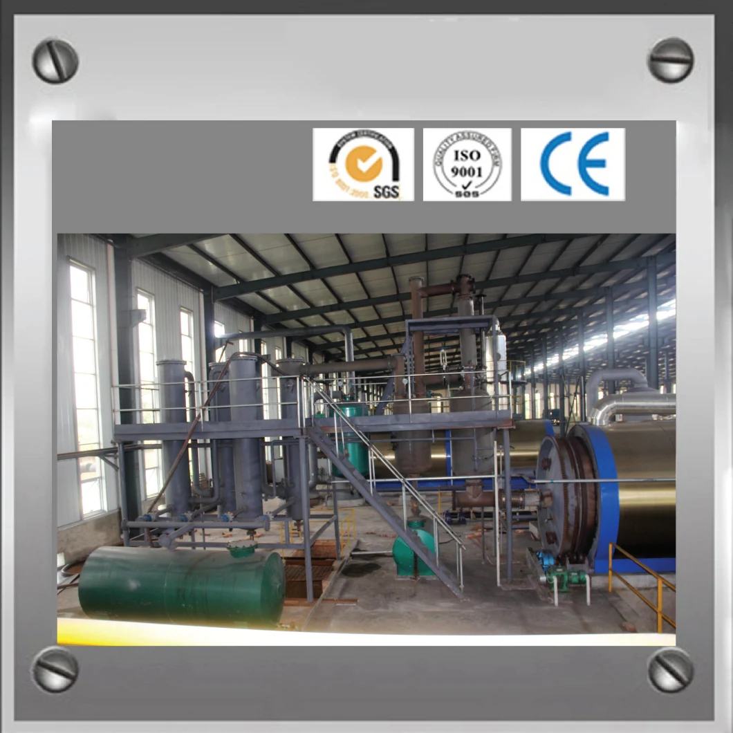 Environmental Friendly Waste Rubber/Plastics/Tires Pyrolysis/Recycling Machine with Ce, SGS, ISO