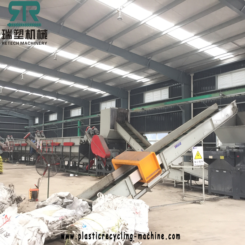 Hot Sale Plastic PP Film Recycling Line for Crushing Washing PP PE Film Bags